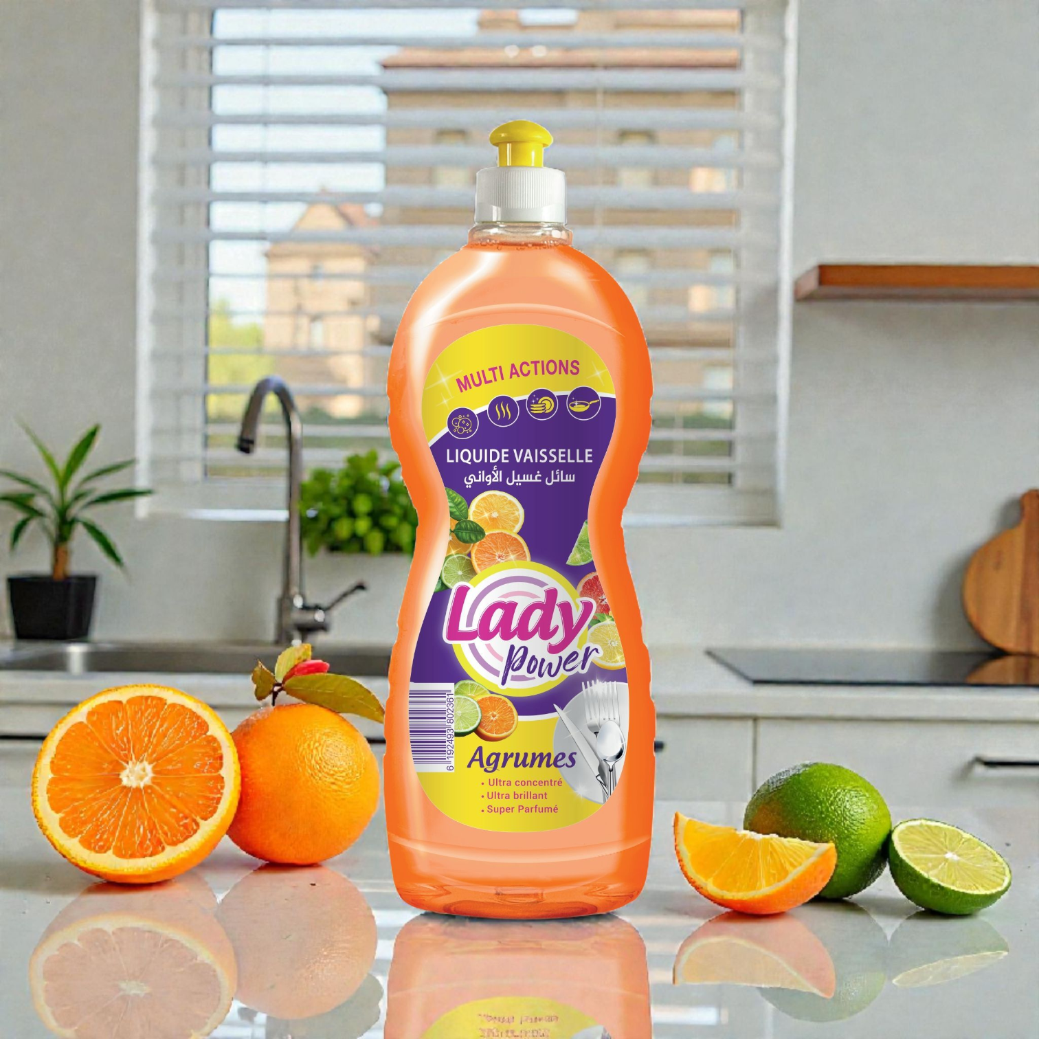 Lady Power Vaisselle - Orange